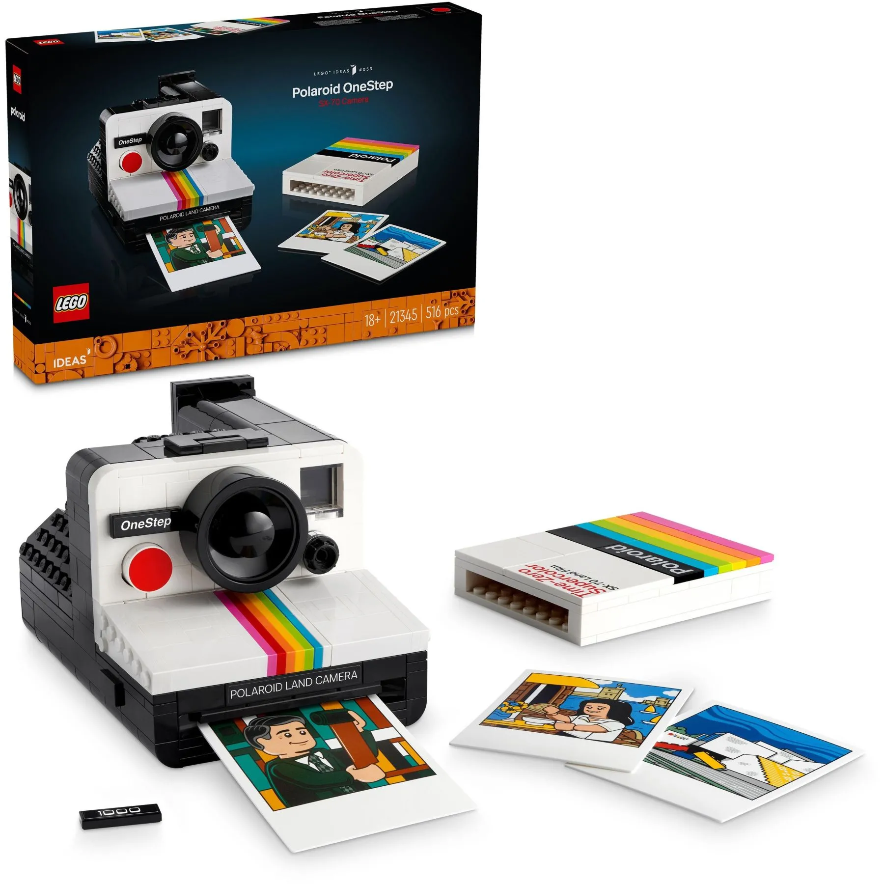 Конструктор Фотоапарат Polaroid OneStep SX-70 LEGO Ideas