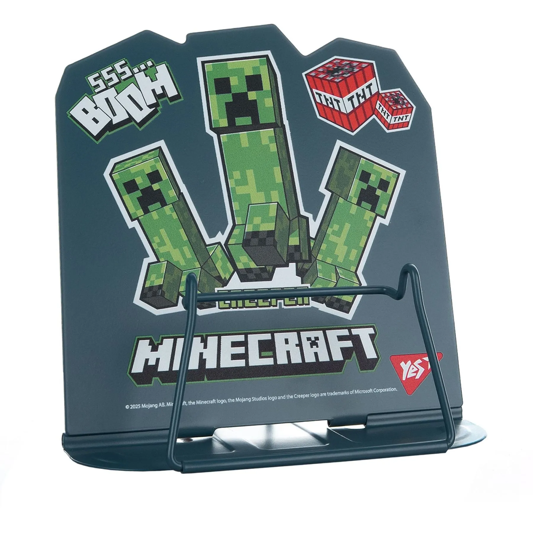 Підставка для книг фігурна Yes &quot;Minecraft.Creeper&quot;, метал
