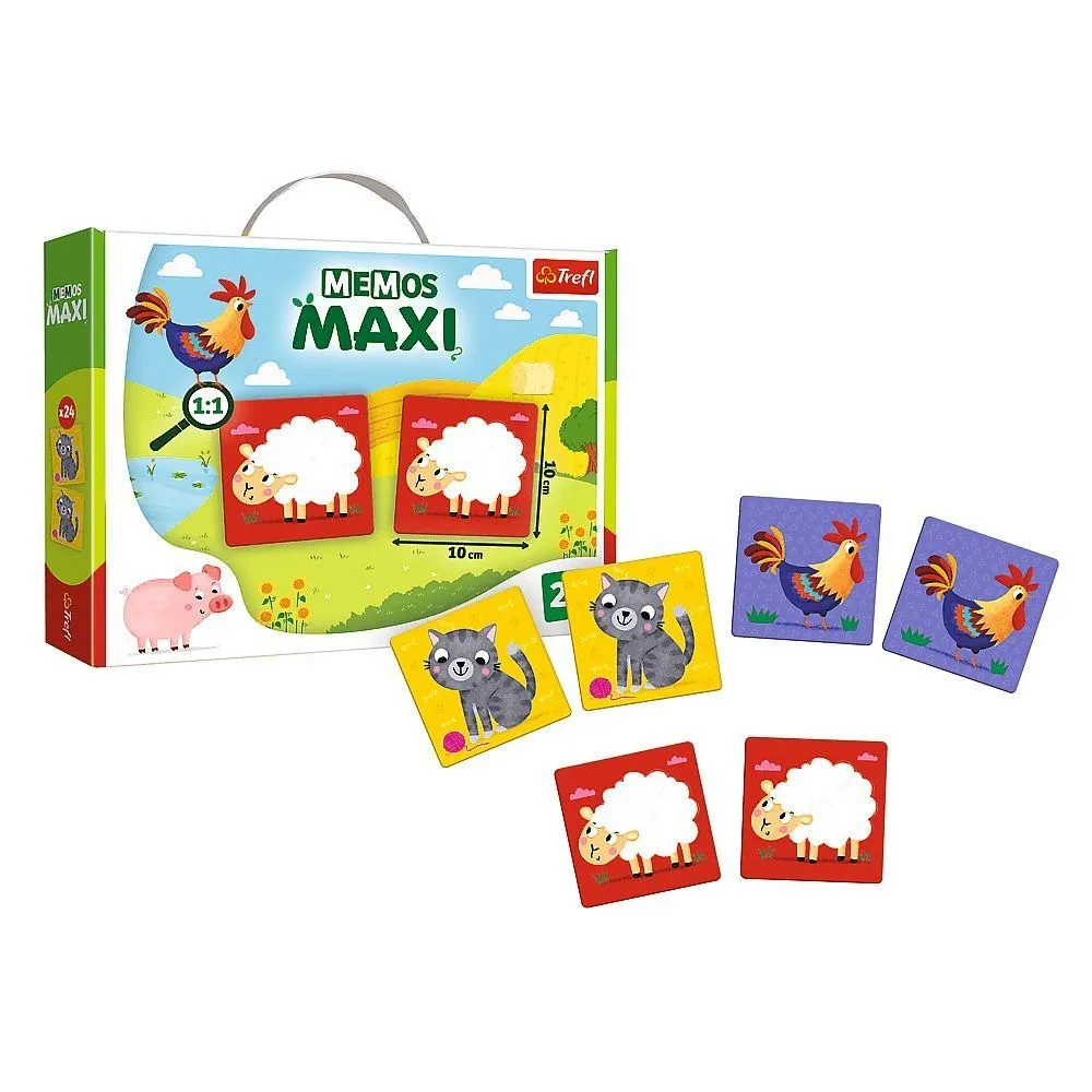 Настільна гра - &quot;Мемос MAXI Ферма&quot; /Trefl