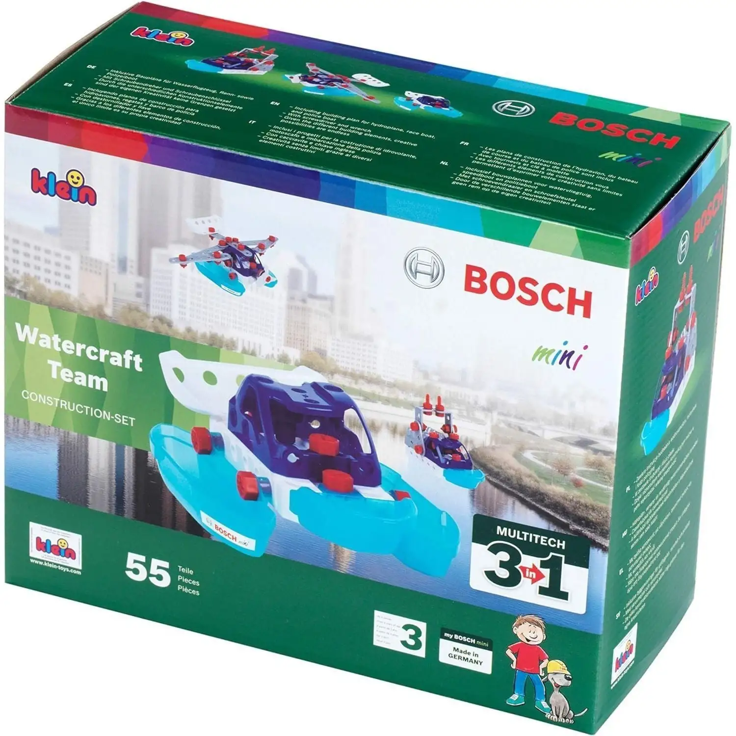 Іграшковий набір Bosch - катер-конструктор