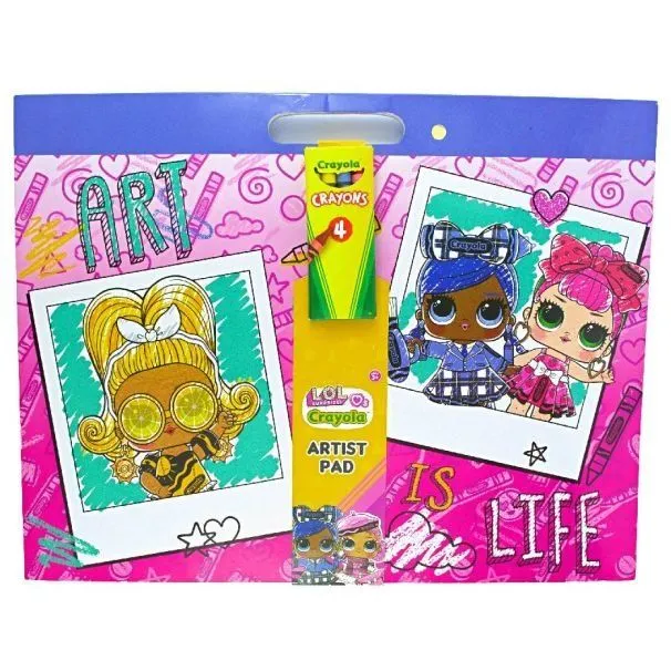 Crayola&amp;LOL Набір для творчості &quot;Арт-блокнот&quot;