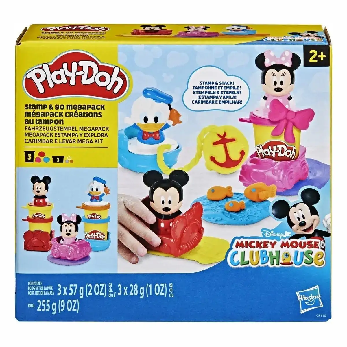 PD Набір для творчості з масою для ліплення "Disney Junior. Маленькі штампи. Мега-набір"