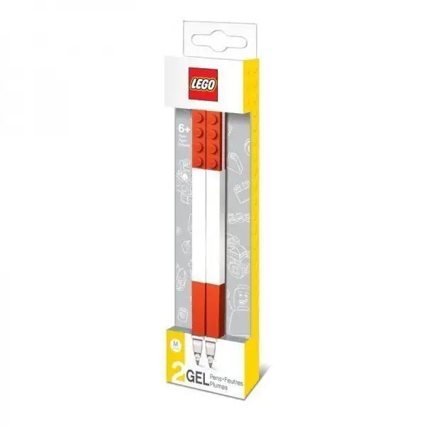 LEGO STATIONERY Набір гелевих ручок Червоний колір в коробці
