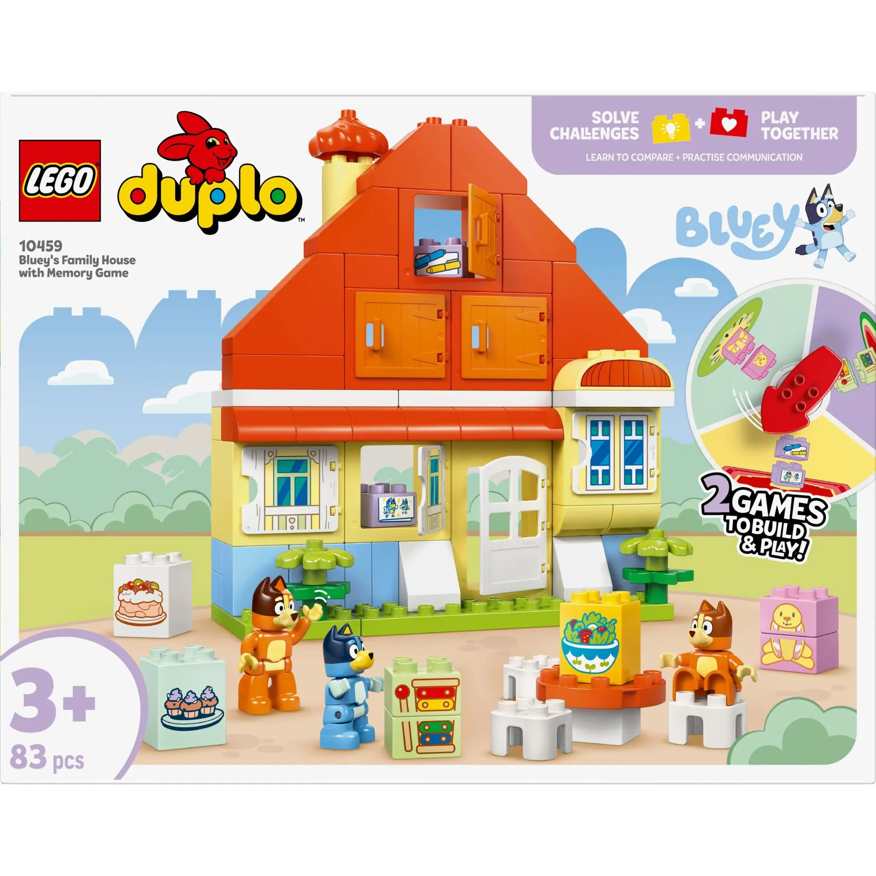 Конструктор Родинний дім Блуї із грою на  запам?ятовування LEGO DUPLO