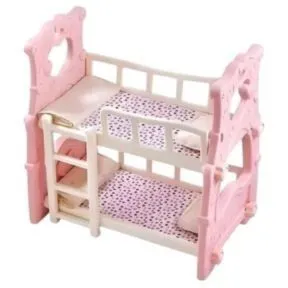 Іграшкове подвійне ліжечко з аксесуарами