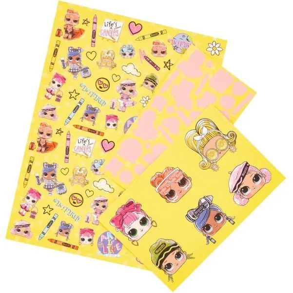 Crayola&amp;LOL Мега набір наліпок