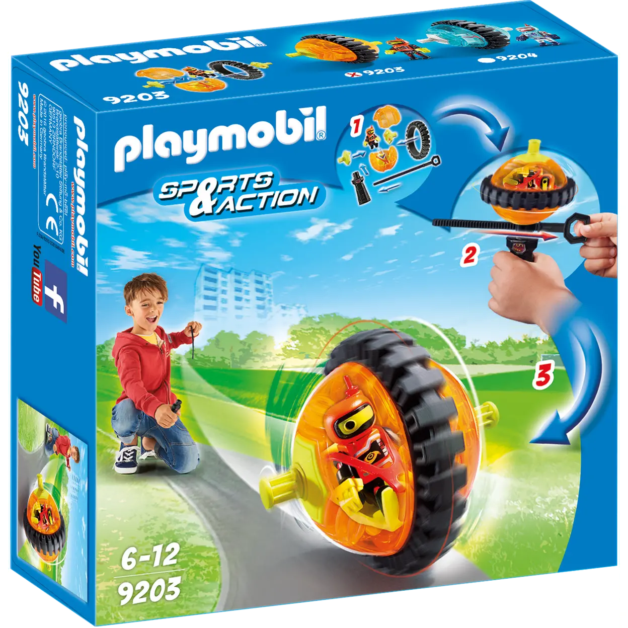 Помаранчевий ролер-рейсер Playmobil