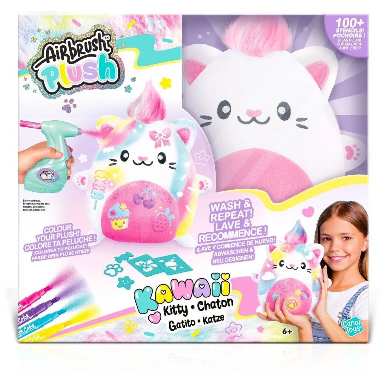 Набір DIY AIRBRUSH PLUSH - Kawaii Кошеня