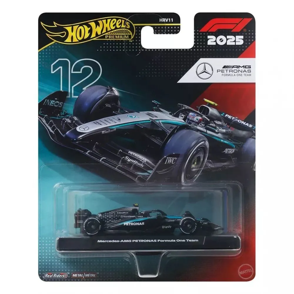 Колекційний болід Mercedes-Benz Kimi Antonelli #12 "Formula 1" Hot Wheels