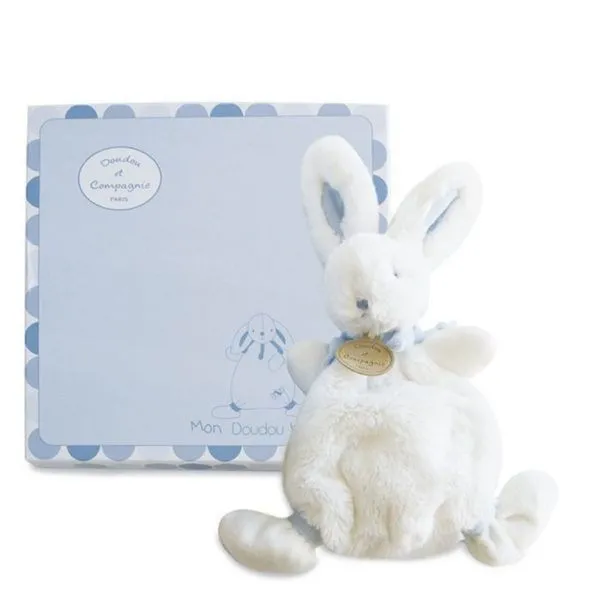 Комфортер-м&#039;яка іграшка Зайка блакитний колекція Lapin Bonbon, 26см DouDou , 26C2121