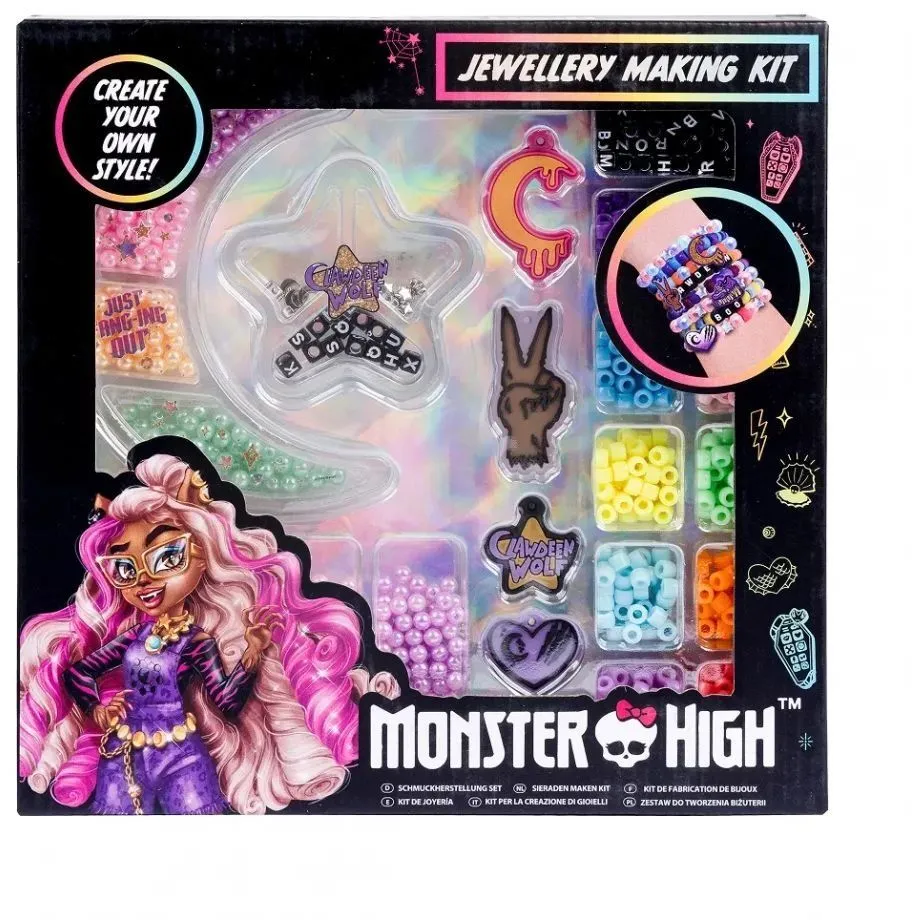 Набір із намистинами для створення жахо-прикрас Monster High, 8+