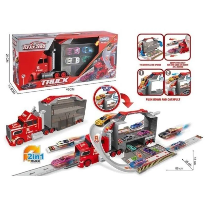 Іграшка Пожежна  вантажівка з катапультою