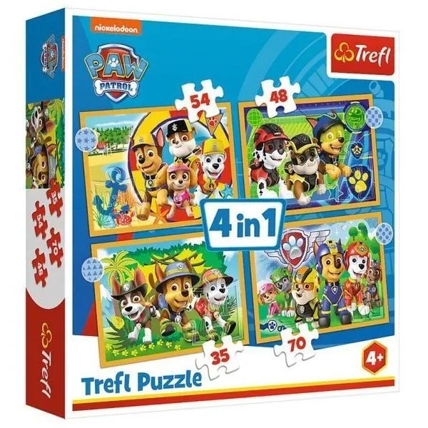 14281 Trefl Пазли "15 Frame" Paw Patrol Слухняні песики