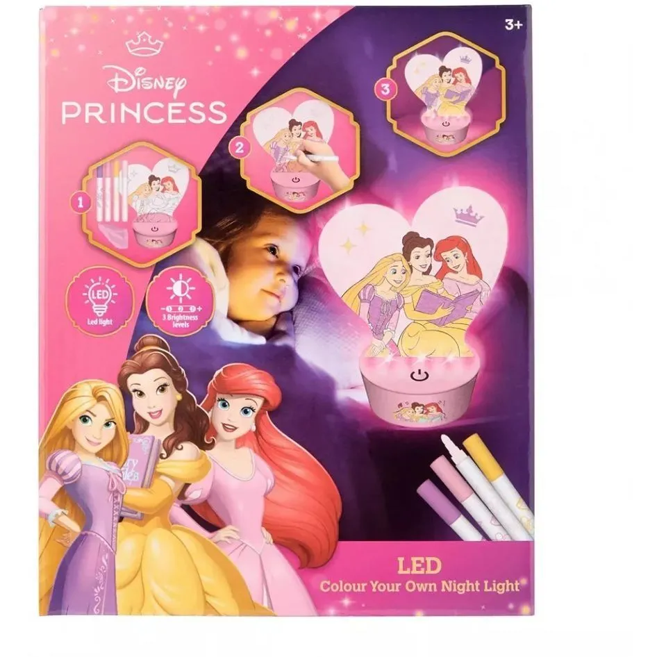Набір для творчості LED нічник Disney Princess