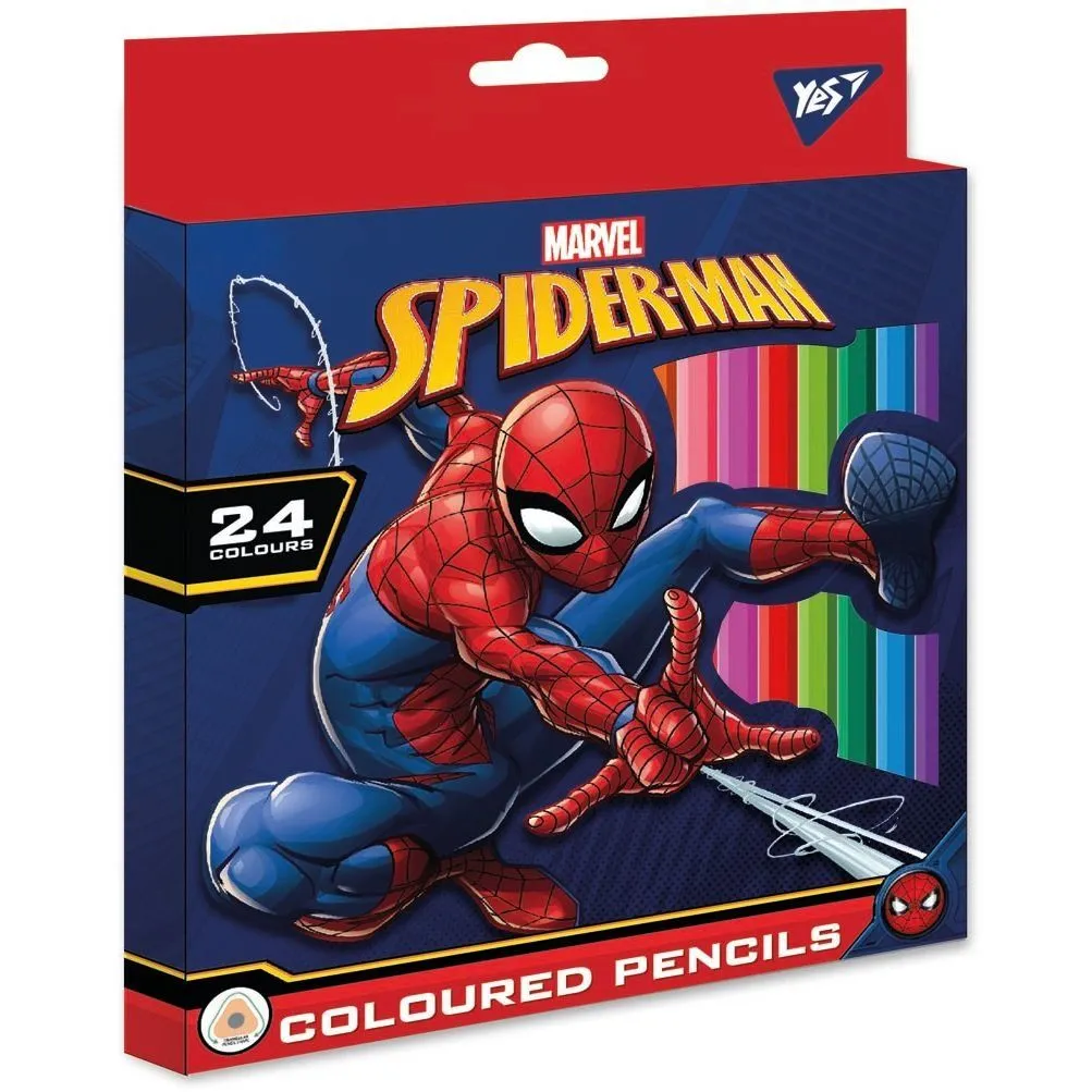Олівці кольорові YES 24 кол. &quot;Marvel&quot;