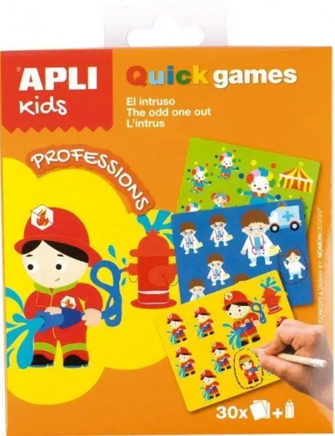 Набір настільних ігр для розвитку та подорожей "Professions" Apli Kids