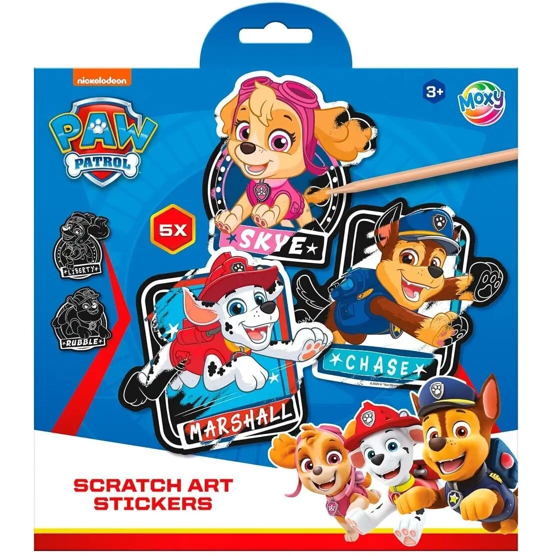 Moxy Paw Patrol Набір для творчості "Скретч-наліпки", арт.723450