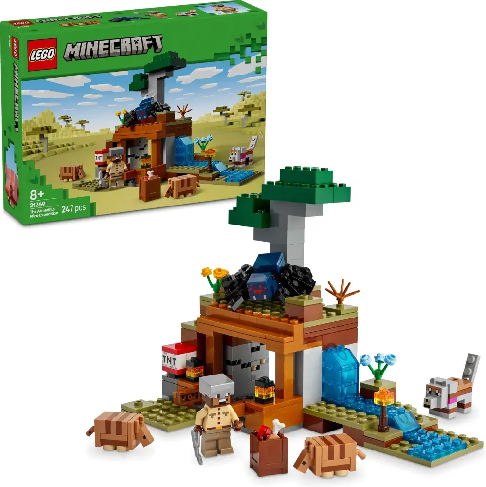 Конструктор Шахтна експедиція [Броненосецьk LEGO Minecraft