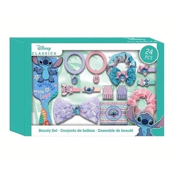 Набір аксесуарів для волосся Disney Stitch, 24 предметів