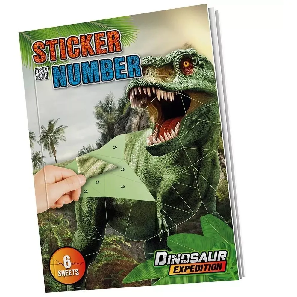Dinosaur Expedition Стікербук за номерами/ Дінозаур Експедішн Стікербук за номерами