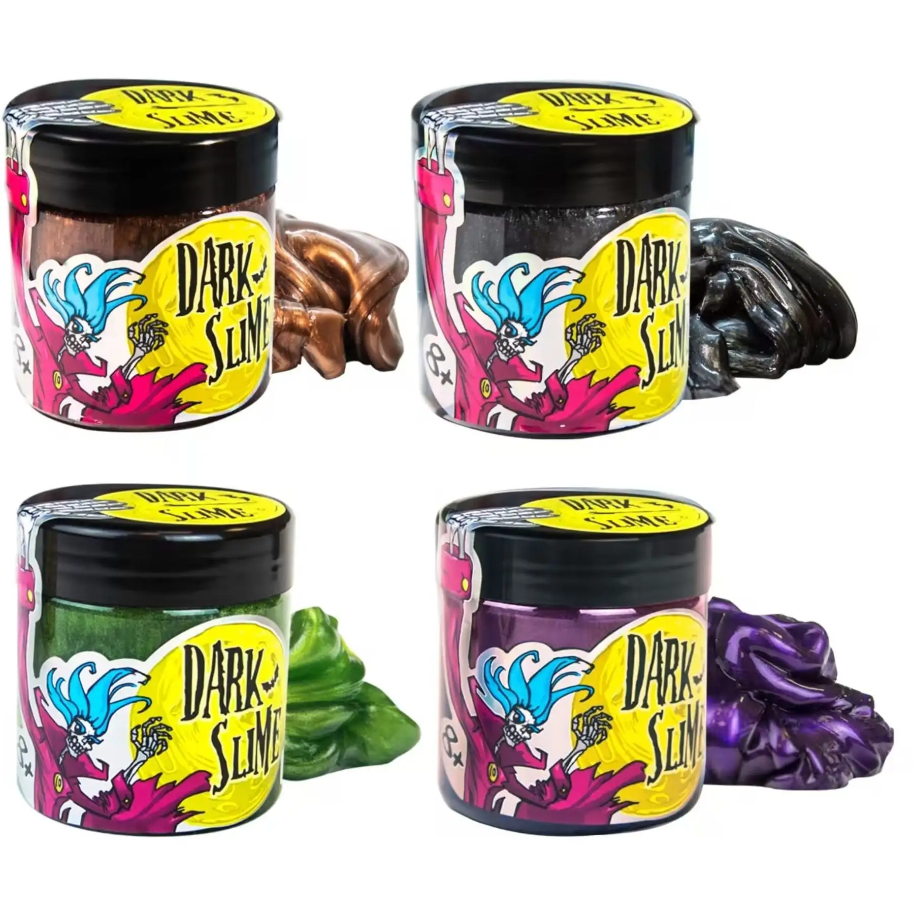 Слайм 71832 (укр) "Dark slime - перламутровий" - 0,150 кг, в асортименті, в блоці 12 шт, в кор-ці 48 шт