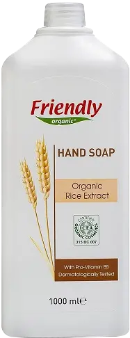 Екологічне мило для рук &quot;Екстракт рису&quot; 1000 мл, Friendly Organic