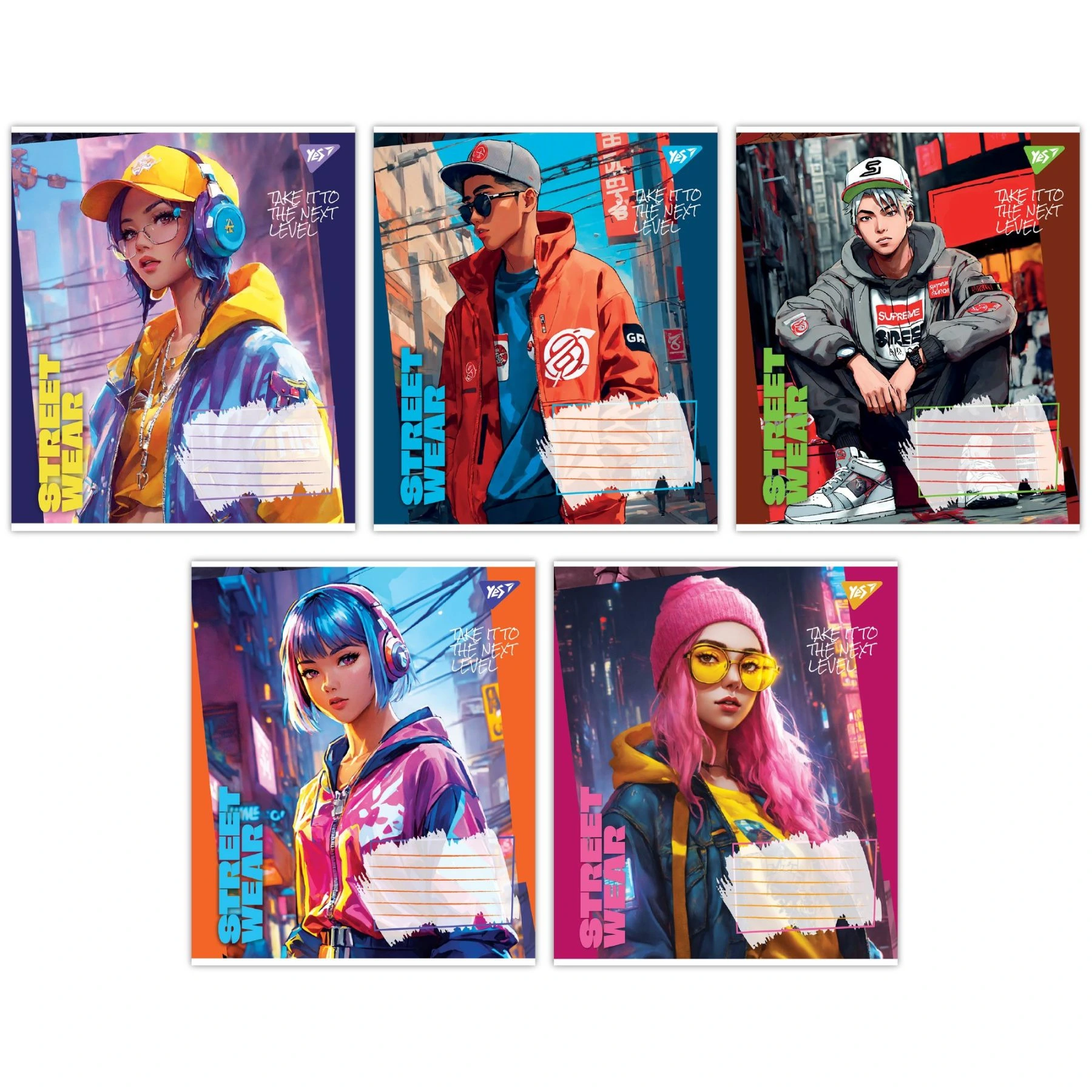 А5/36 лін. Yes Street wear, зошит для записів