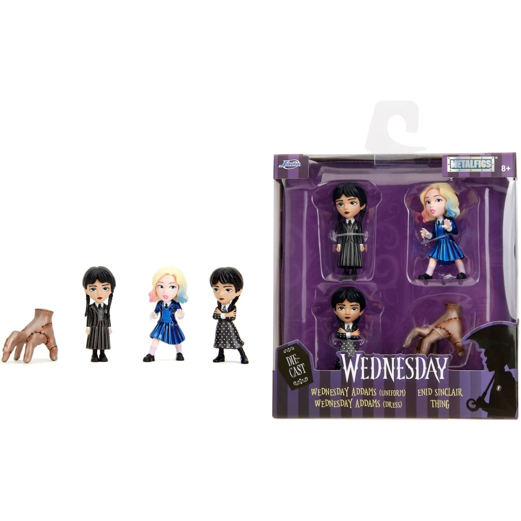 Набір фігурок металевих &quot;Венздей&quot;, 4 шт, висота 6,5 см, 8+