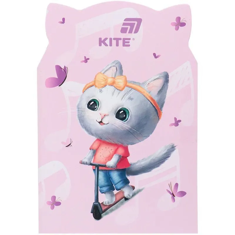 Блокнот м'яка обк., 48 арк., Pink cat