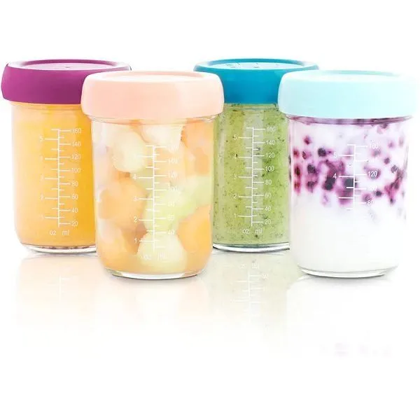 Набір скляних контейнерів для їжі Babymoov Babybols (4х240ml)