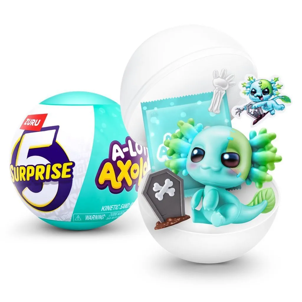 Ігровий набір ZURU 5 SURPRISE Axolotls Фігурки-сюрприз в шарі 5 шт. в асортименті
