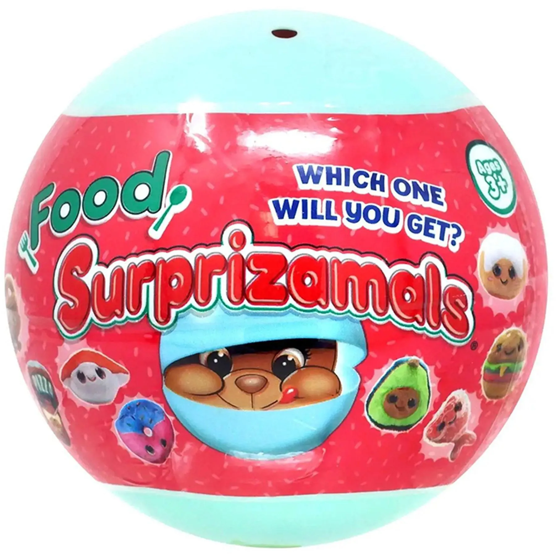 М&#039;яка іграшка-сюрприз у кулі SURPRIZAMALS S1  СМАКОЛИКИ (9 видів в асорт.)
