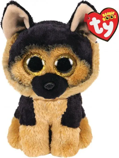 Дитяча іграшка мяконабивна TY Beanie Boo's - Німецька вівчарка "German" 15см