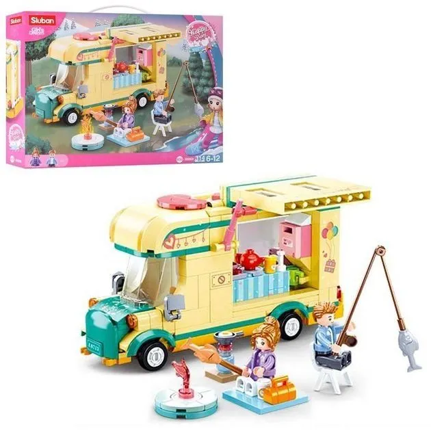 Конструктор SLUBAN M38-B0960 "Happy Diary": Кемпинг, 314 дет.
