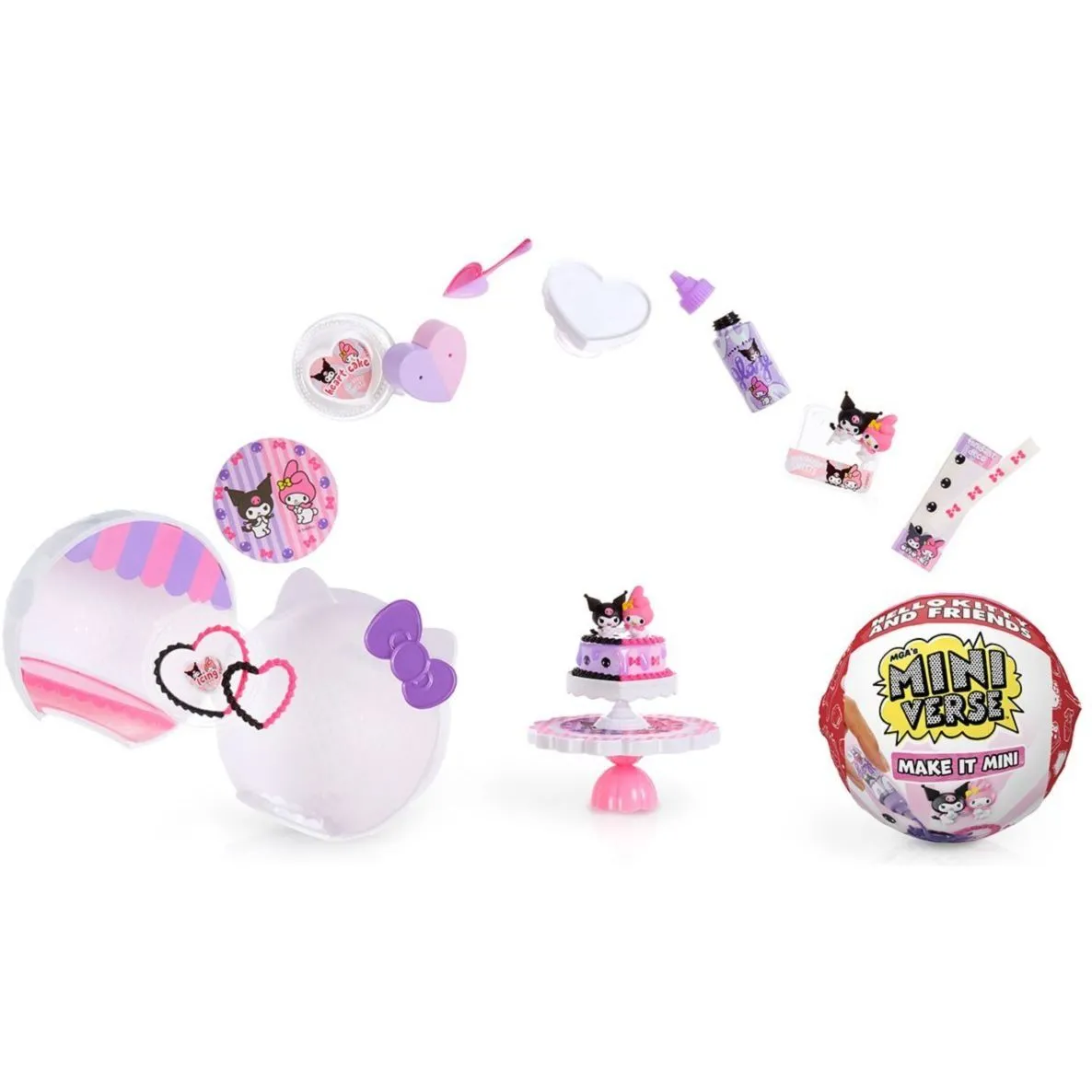 Ігровий набір MINIVERSE серії "Sanrio" S2  СТВОРИ СТИЛЬ РАЗОМ З ХЕЛЛОУ КІТТІ ТА ДРУЗЯМИ