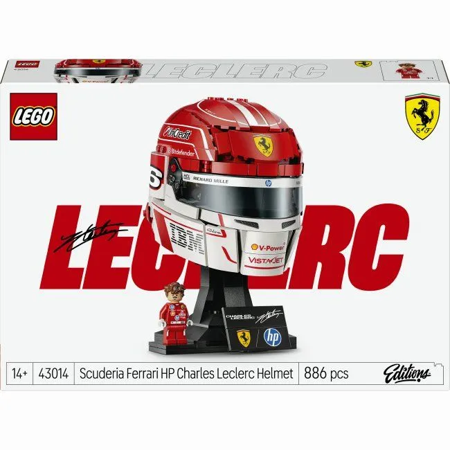 Конструктор Шолом Шарля Леклера з команди Scuderia Ferrari HP