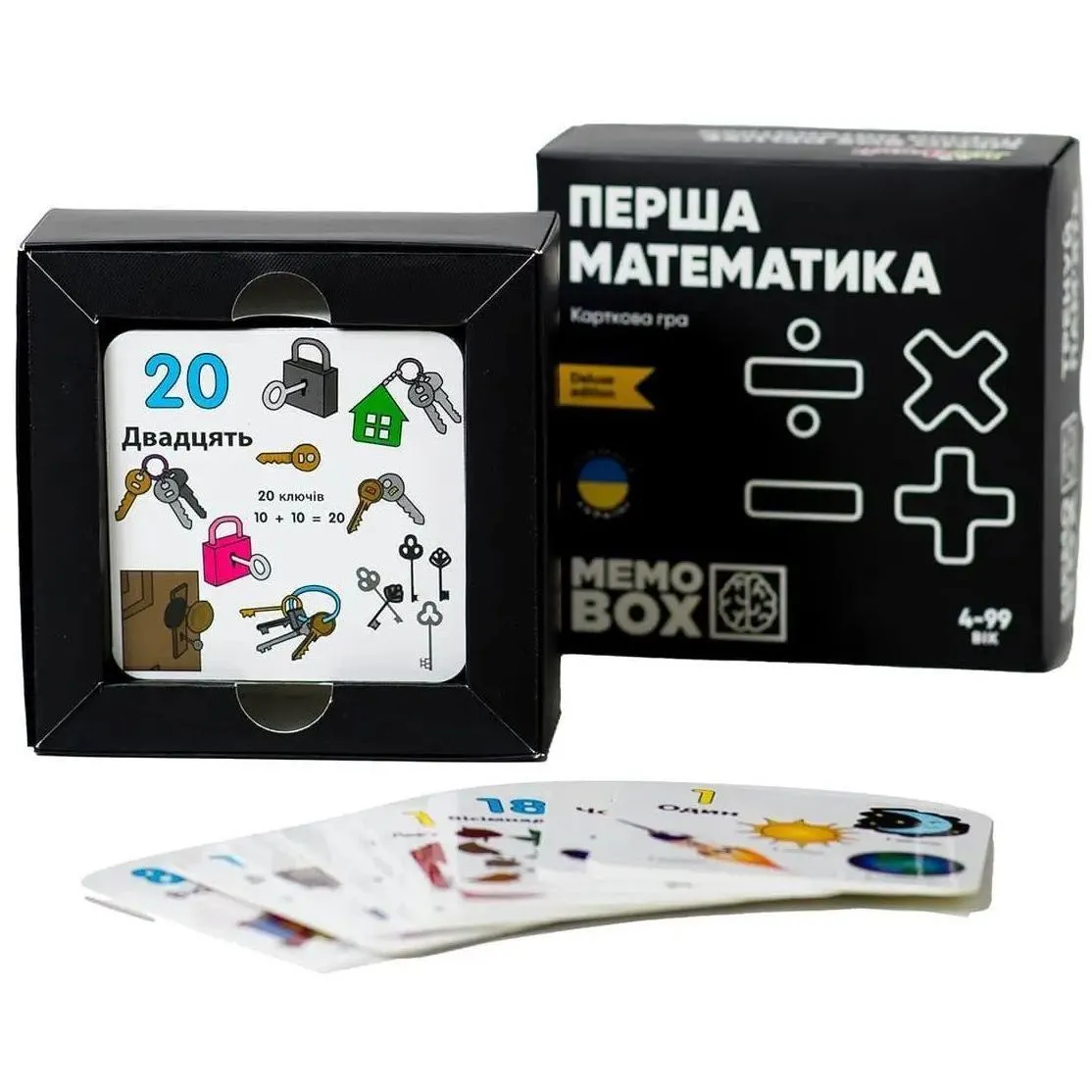 Настільна гра JoyBand MemoBox Delux "Перша математика", MBD101