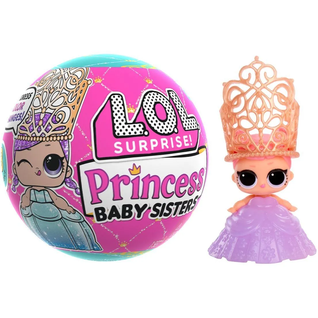 Ігровий набір з лялькою L.O.L. SURPRISE!  ПРИНЦЕСИ-СЕСТРИЧКИ (в асорт., в диспл.)