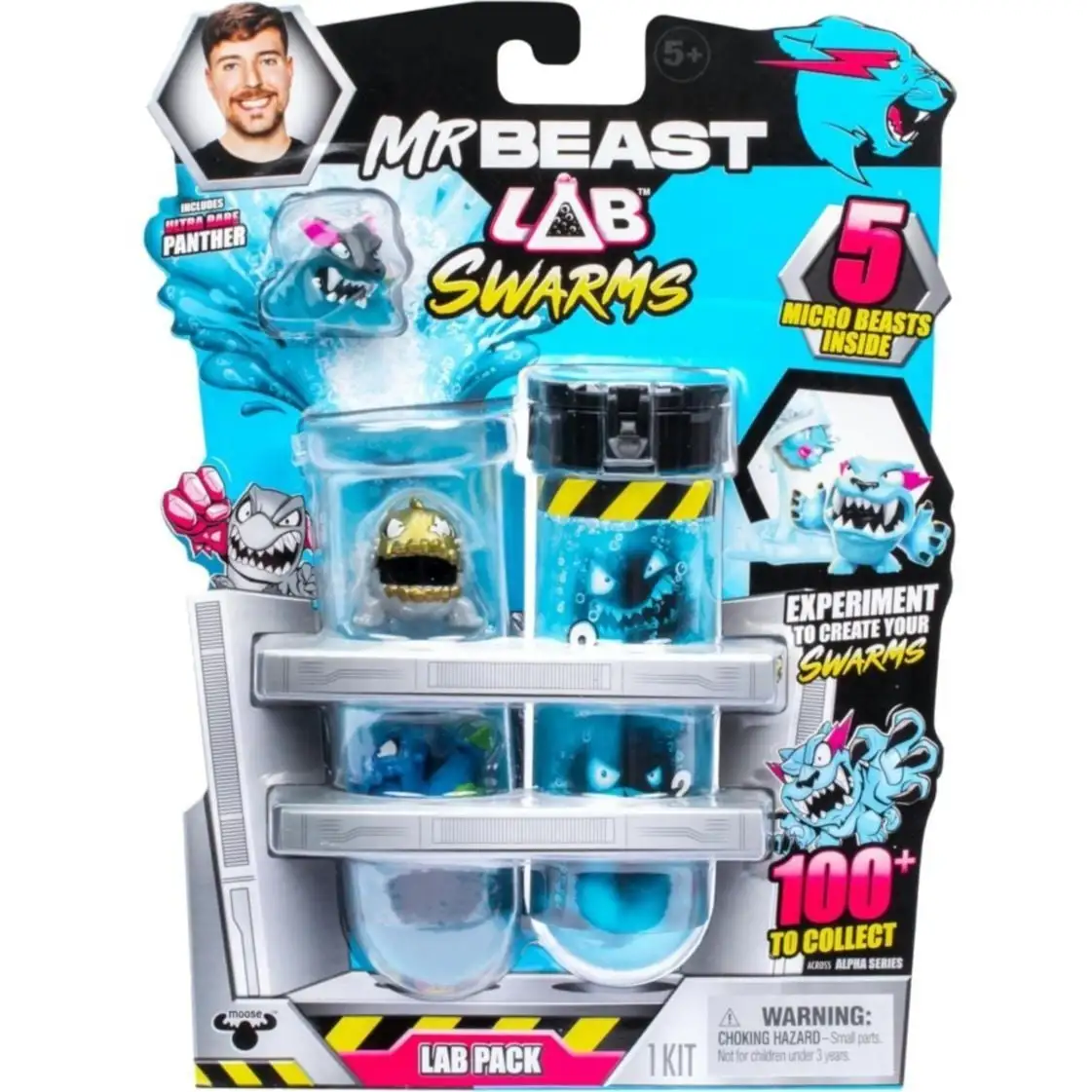 Лабораторія в пробірці Atomic Swarms 5. Ігровий набір ТМ "MrBeast Lab"