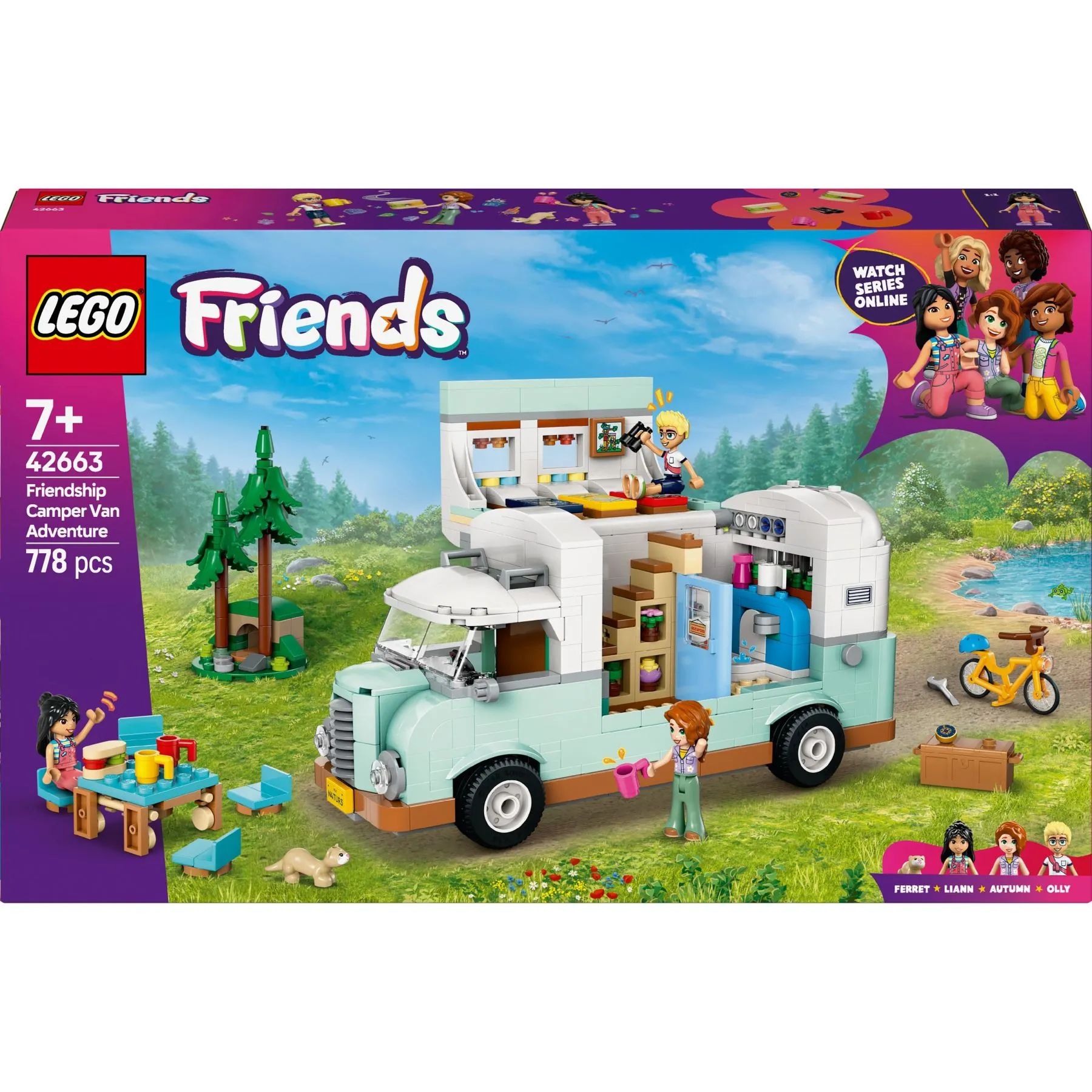 Конструктор Пригоди на фургоні дружби LEGO Friends