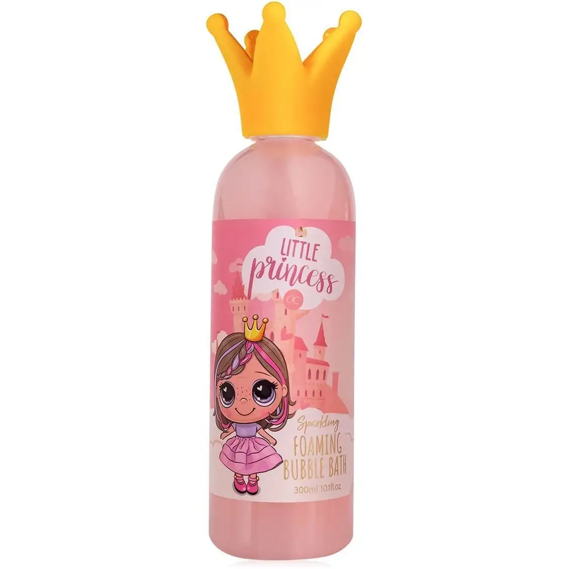 Піна д/ванни LITTLE PRINCESS, 300мл у флаконі з короною деко-топпер