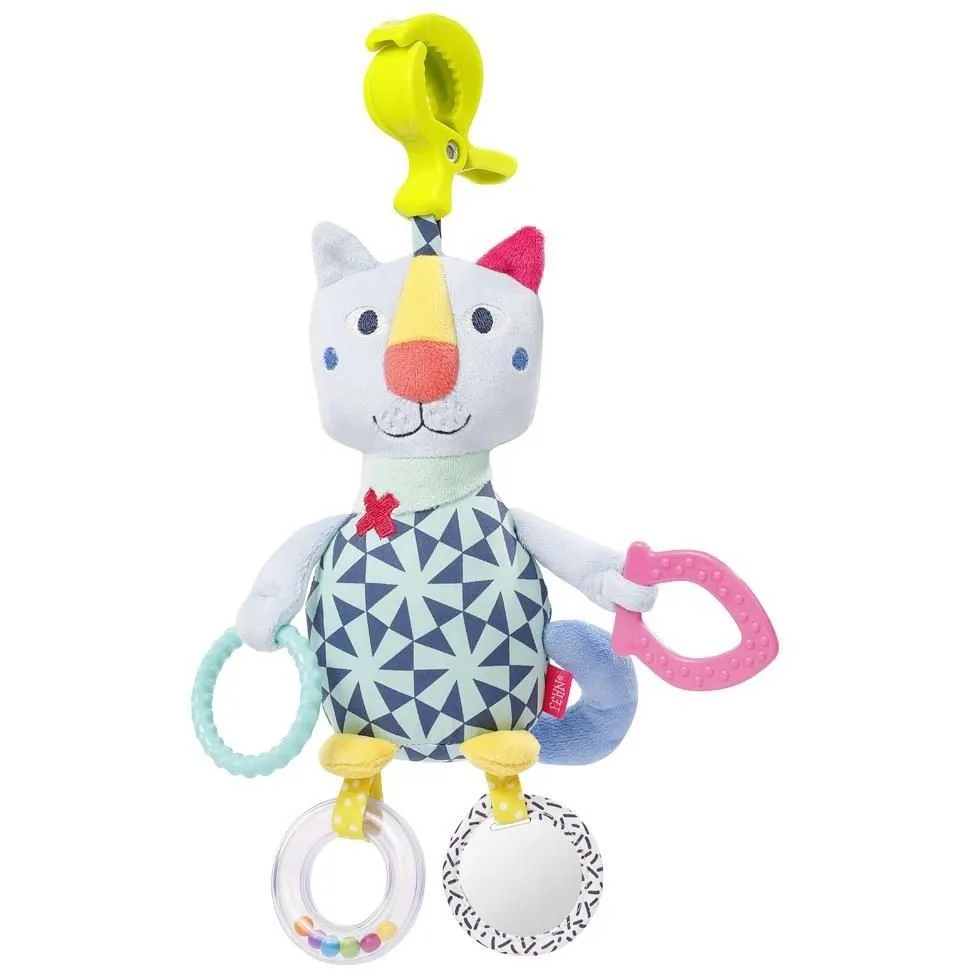 Іграшка розвиваюча дитяча Кіт з кліпсою, арт.055368