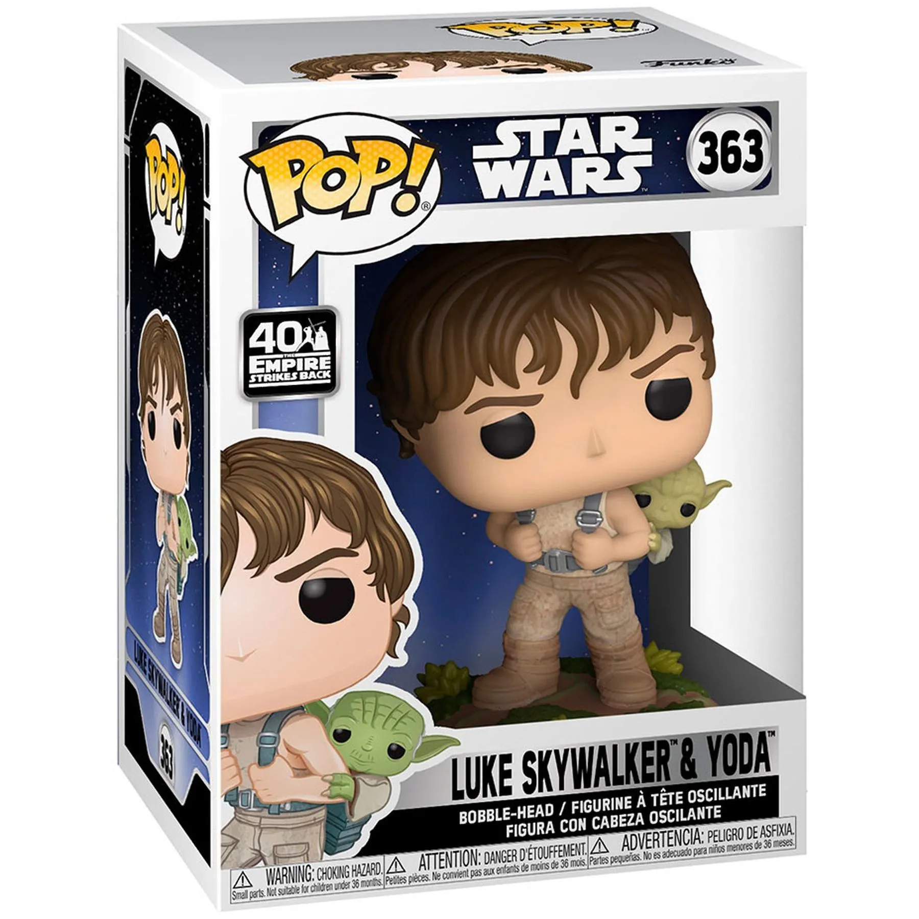 Ігрова фігурка FUNKO POP! серії "Зоряні війни. Епізод 5" - ЛЮК З ЙОДОЮ