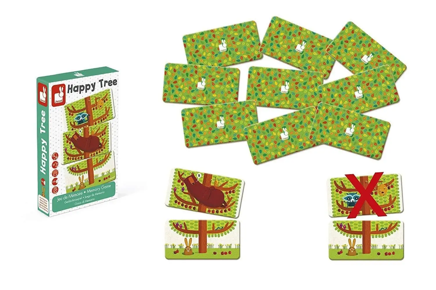 Настольная игра мемо Janod Счастливое дерево J02761