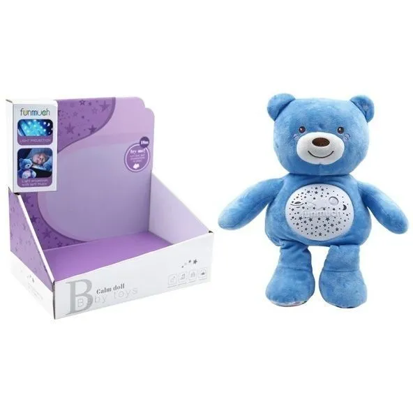 Іграшка музична м&#039;яка Funmuch ВЕДМЕДИК з проектором