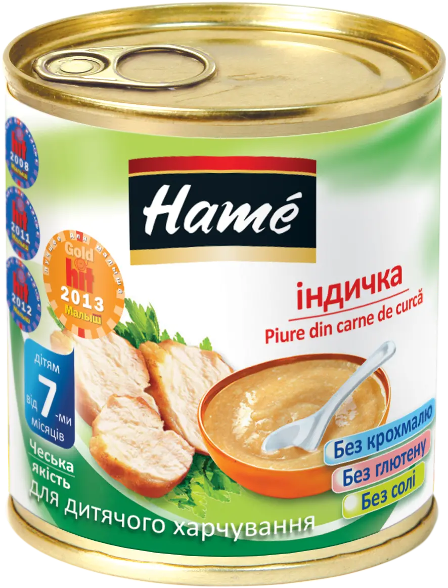 Пюре "Індичка" 100 г, Hame