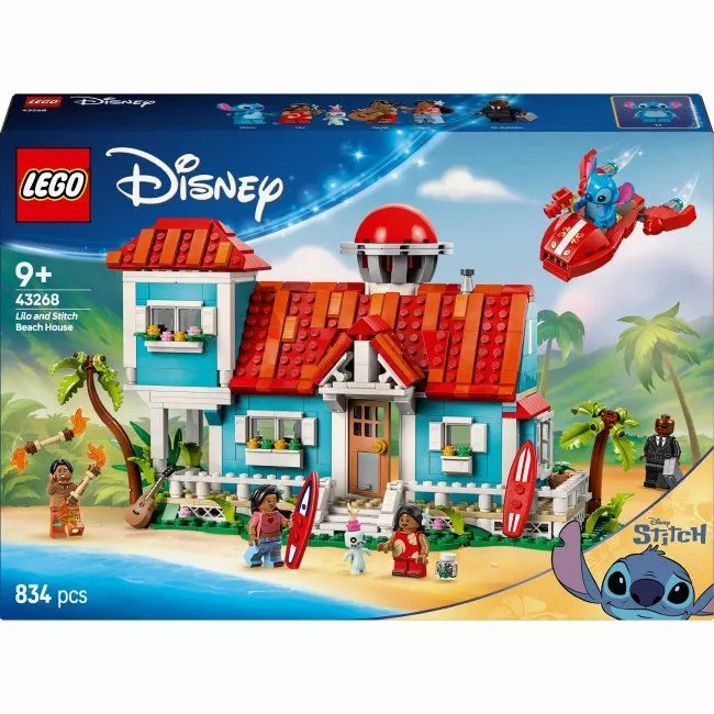Конструктор Пляжний будинок Ліло і Стіч LEGO Disney