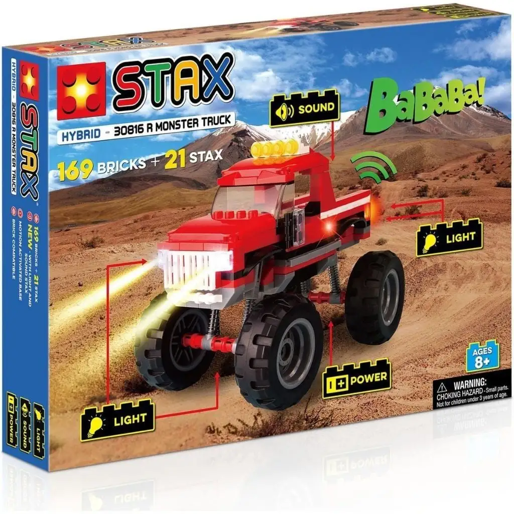 Monster Truck Червоний Light Stax