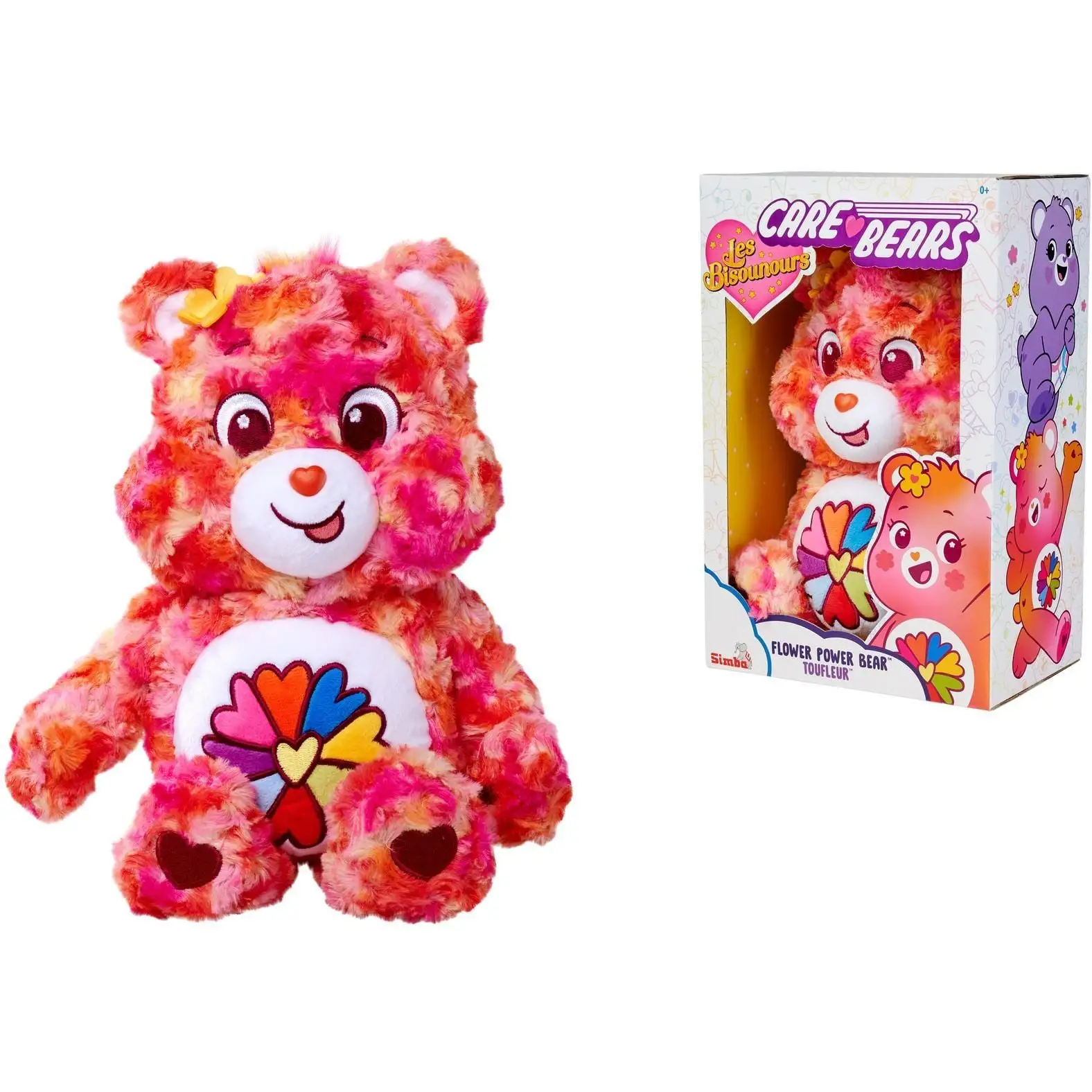 М'яка іграшка ведмідь "Care Bears. Квітковий", 35 см, 0 міс+