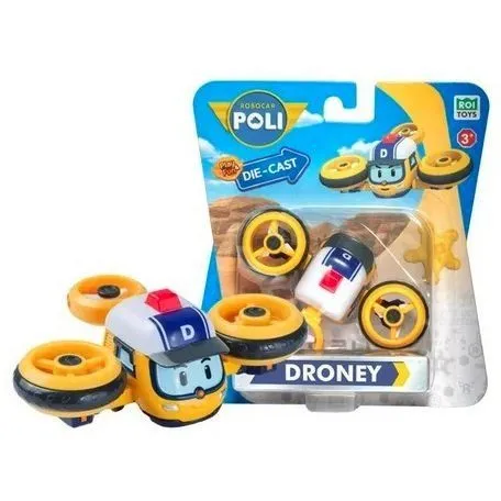 МЕТАЛЕВА КОЛЕКЦІЙНА МАШИНКА  РОБОКАР ДРОНІ  DIE CAST